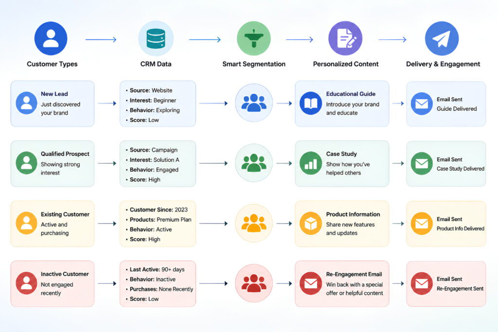 crm-driven-content-personalization-flow