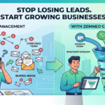 Small business lead management vs Zemneo CRM sales funnel