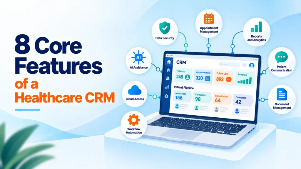 8 core features of a healthcare CRM